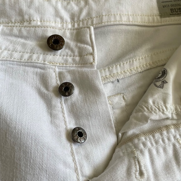 Diesel Buster Mens Slim Tapered Jeans W30 x L30 830G (White) - Picture 7 of 15